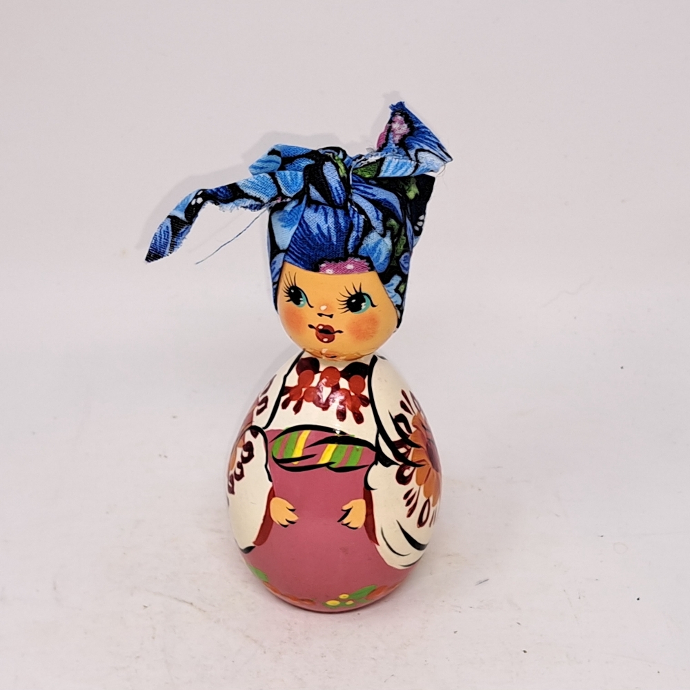 Hand Painted Wooden Doll